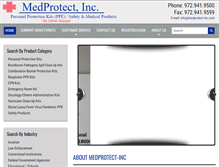 Tablet Screenshot of medprotect-inc.com